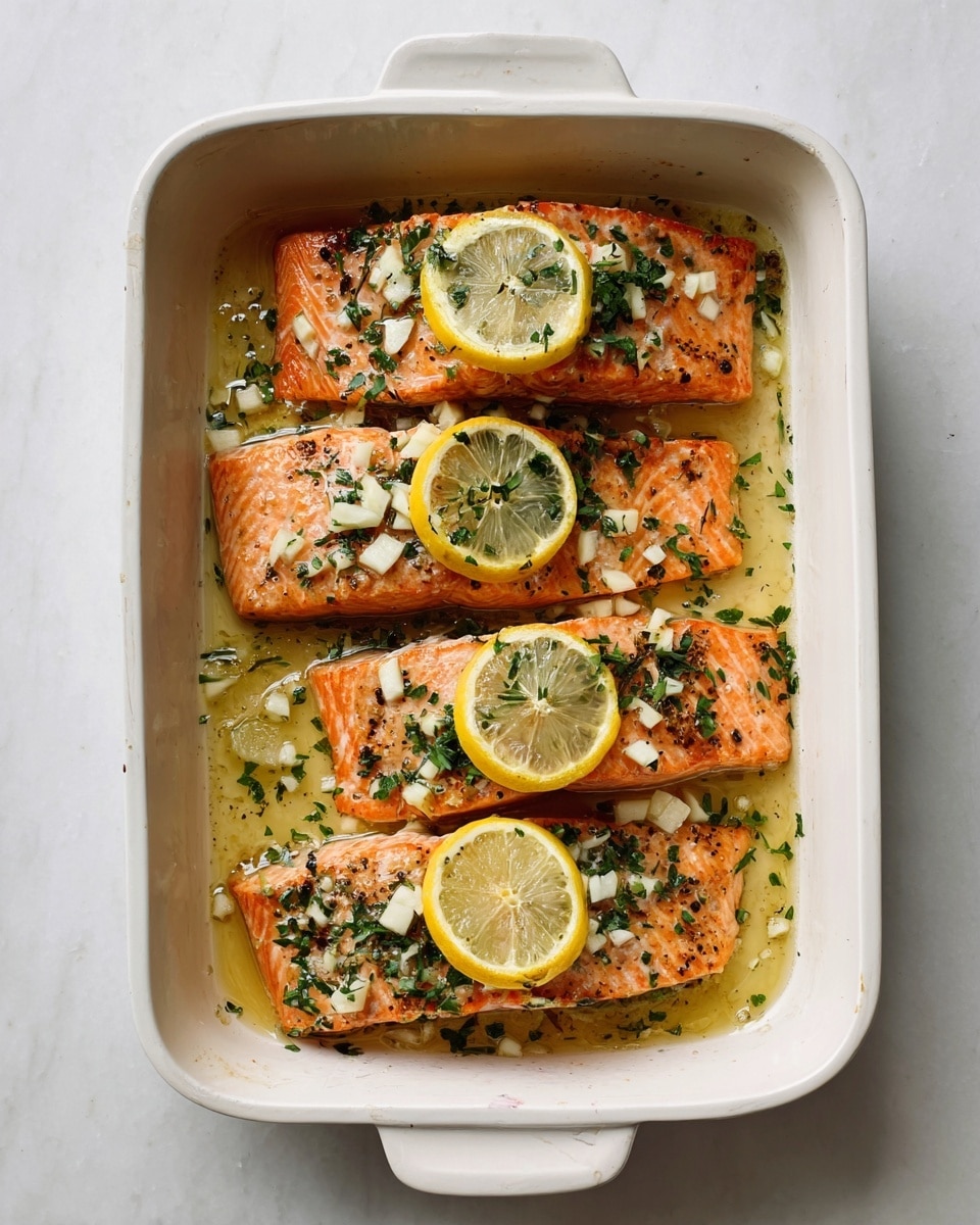 Garlic Butter Ghee Salmon Bake Recipe