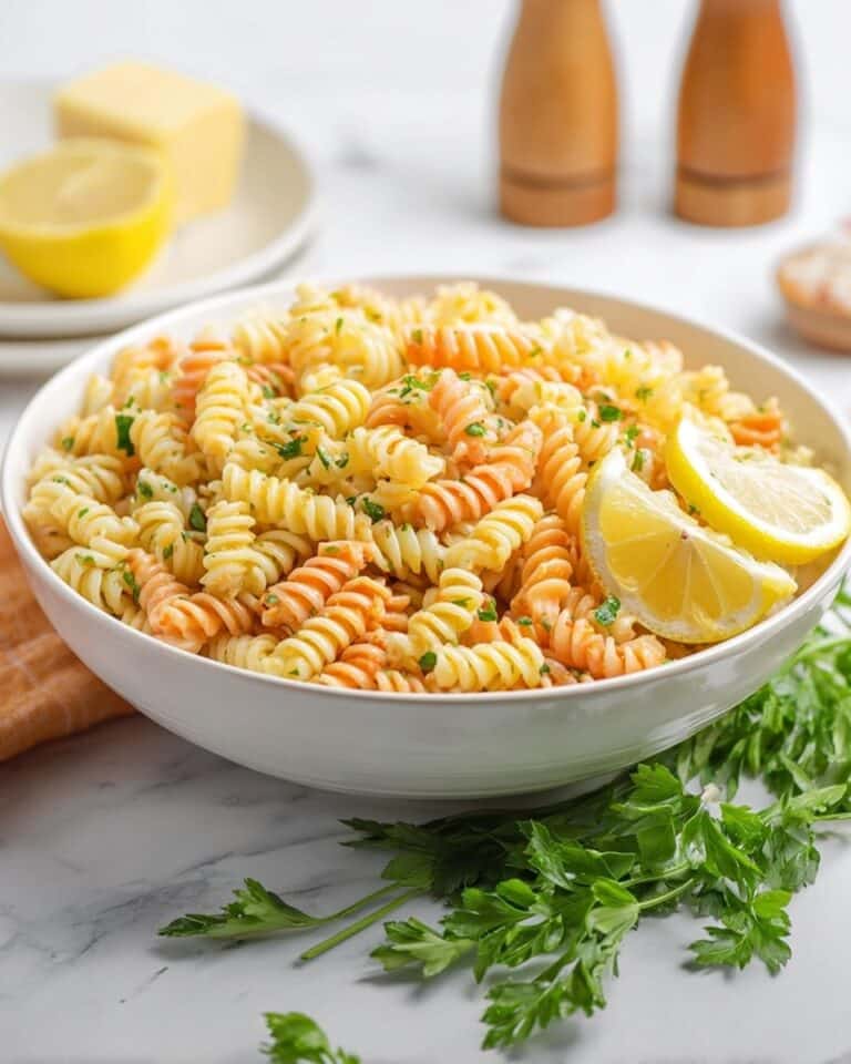 Lemon Parmesan Pasta Salad Recipe