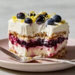 Lemon Blueberry Icebox Cake Recipe