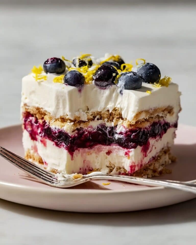 Lemon Blueberry Icebox Cake Recipe