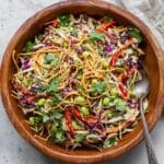 Chopped Asian Salad with Orange-Sesame Miso Dressing Recipe