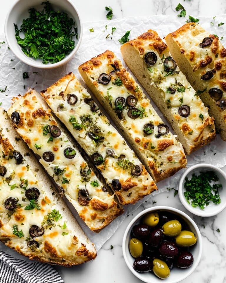 Olive Cheese Bread Recipe
