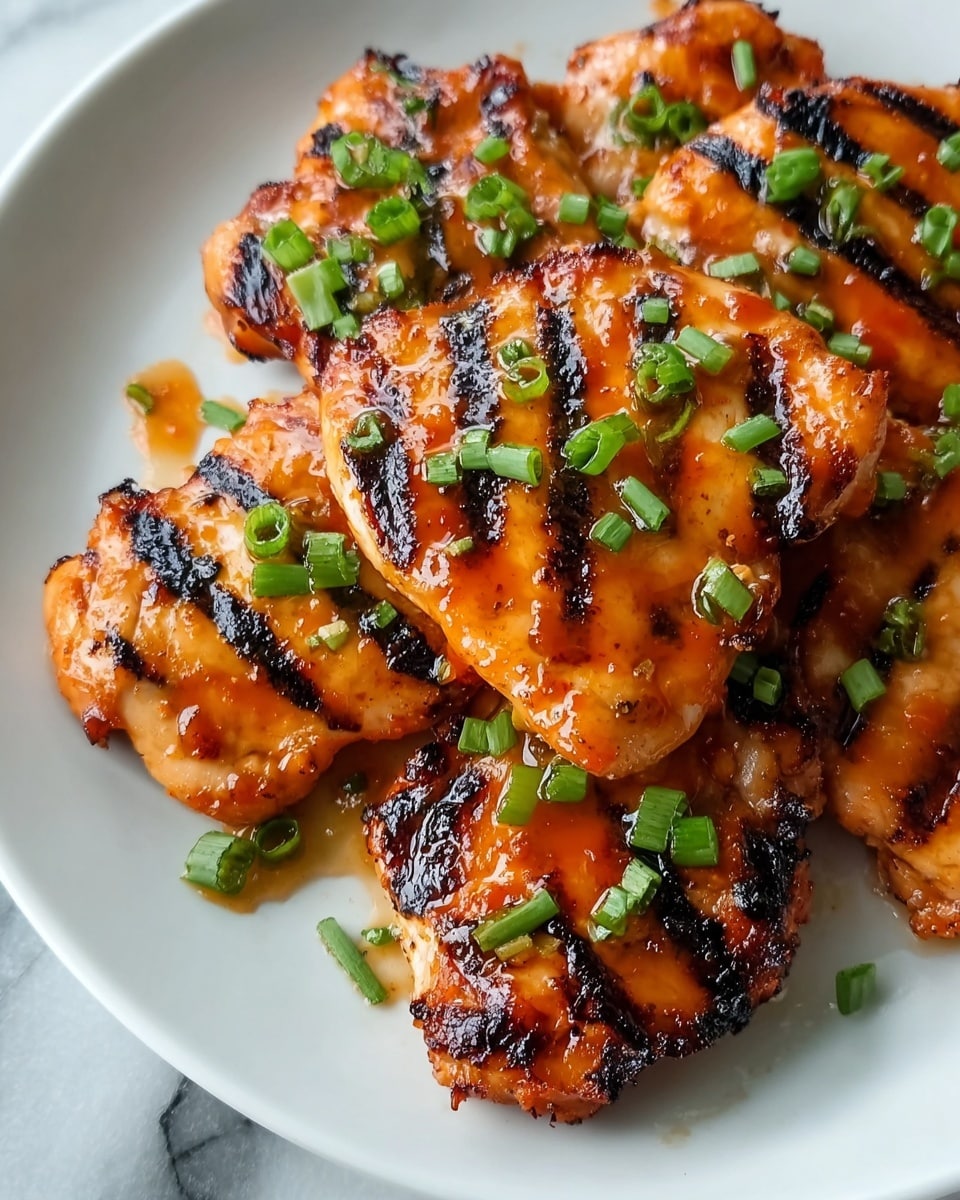 Grilled Honey Buffalo Chicken Thighs Recipe