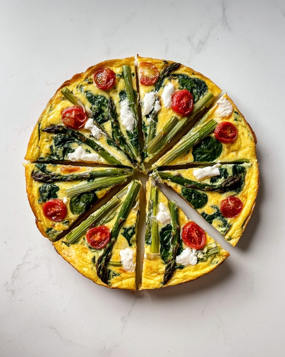 Spring Vegetable Frittata with Goat Cheese Recipe