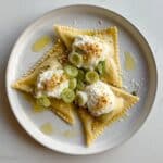 Leek & Burrata Triangoli with Lemon Butter & Breadcrumbs Recipe