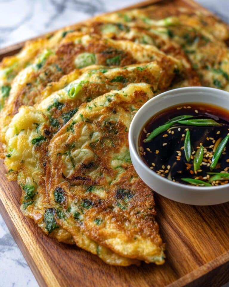 Korean Pancakes with Scallions (Pajeon) Recipe