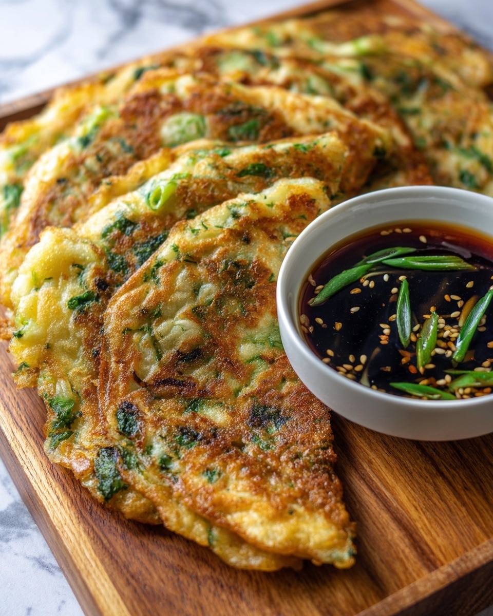 Korean Pancakes with Scallions (Pajeon) Recipe