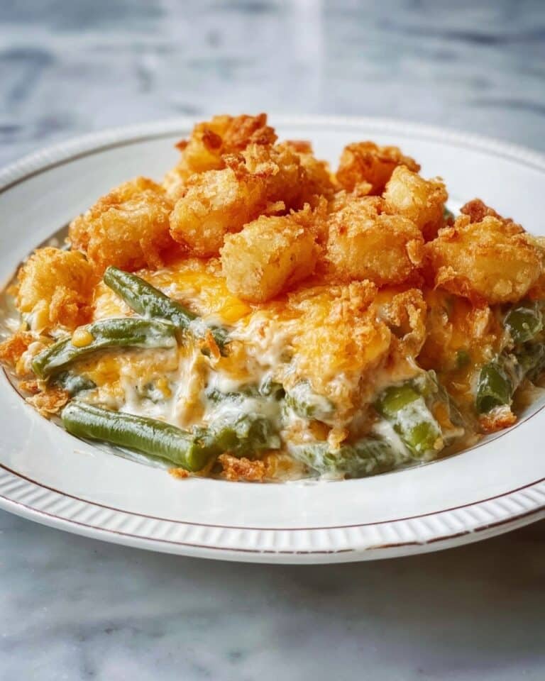 Green Bean Casserole with Tater Tots Recipe
