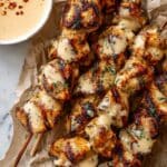 Bang Bang Chicken Skewers with Creamy Sweet Chili Sauce Recipe