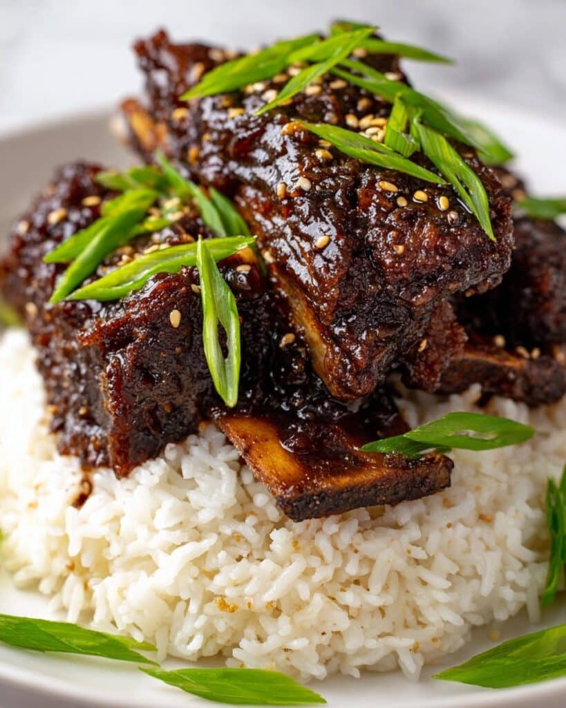 Slow Cooker Korean Beef Short Ribs Recipe