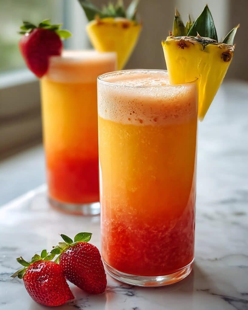 Pineapple Strawberry Agua Fresca Recipe