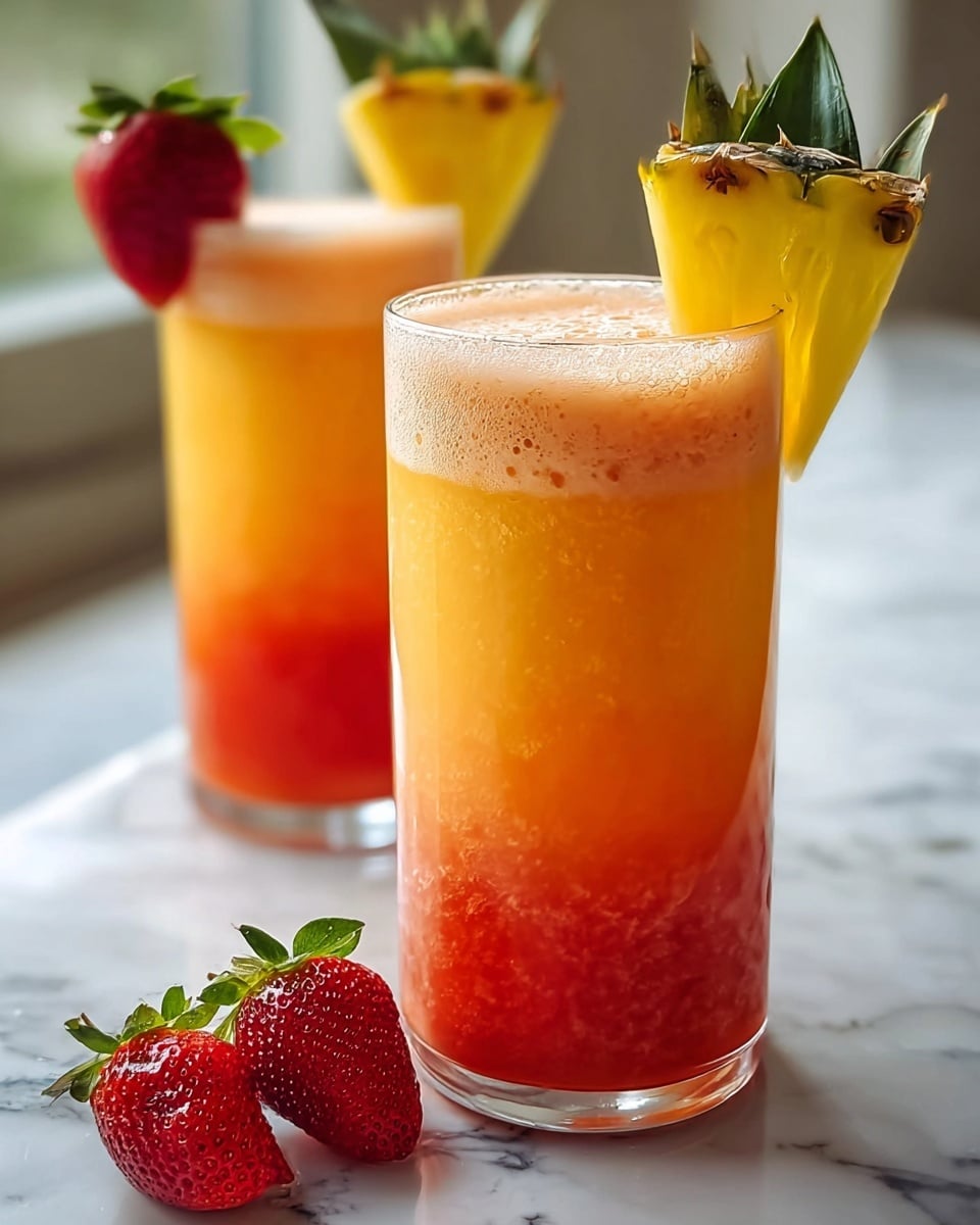 Pineapple Strawberry Agua Fresca Recipe