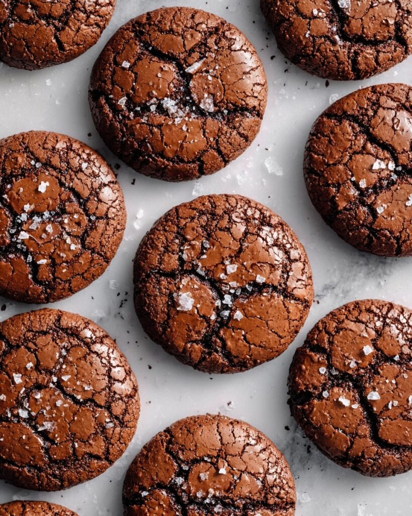 Salted Brownie Cookies Recipe