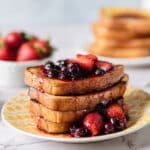 Buttery Pan Frances (French Toast) with Berry Syrup Recipe