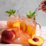 Frosty Peach Lemonade Recipe
