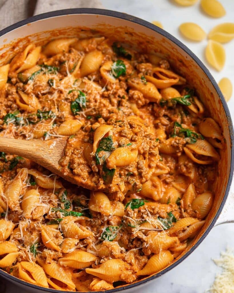 One-Pot Creamy Ground Turkey Pasta Recipe