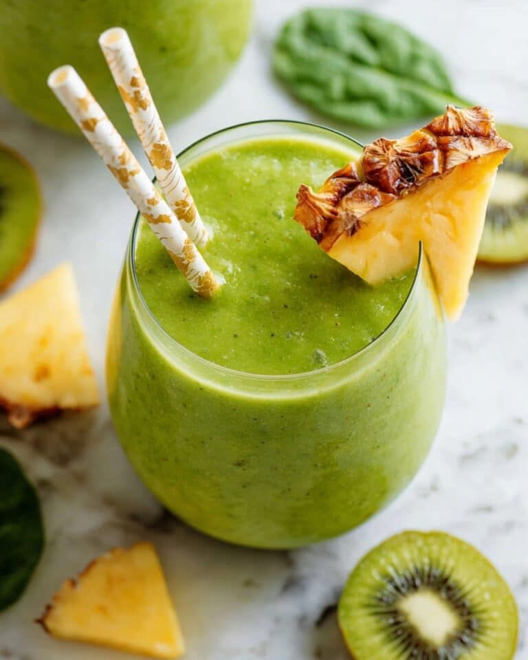 Tropical Pineapple Kiwi Smoothie Recipe