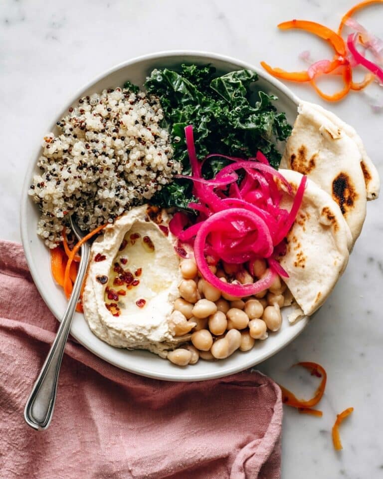 Spring Buddha Bowl with Quinoa & Lemony White Beans Recipe