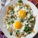 Chilaquiles Verdes with Fried Tortillas and Salsa Verde Recipe