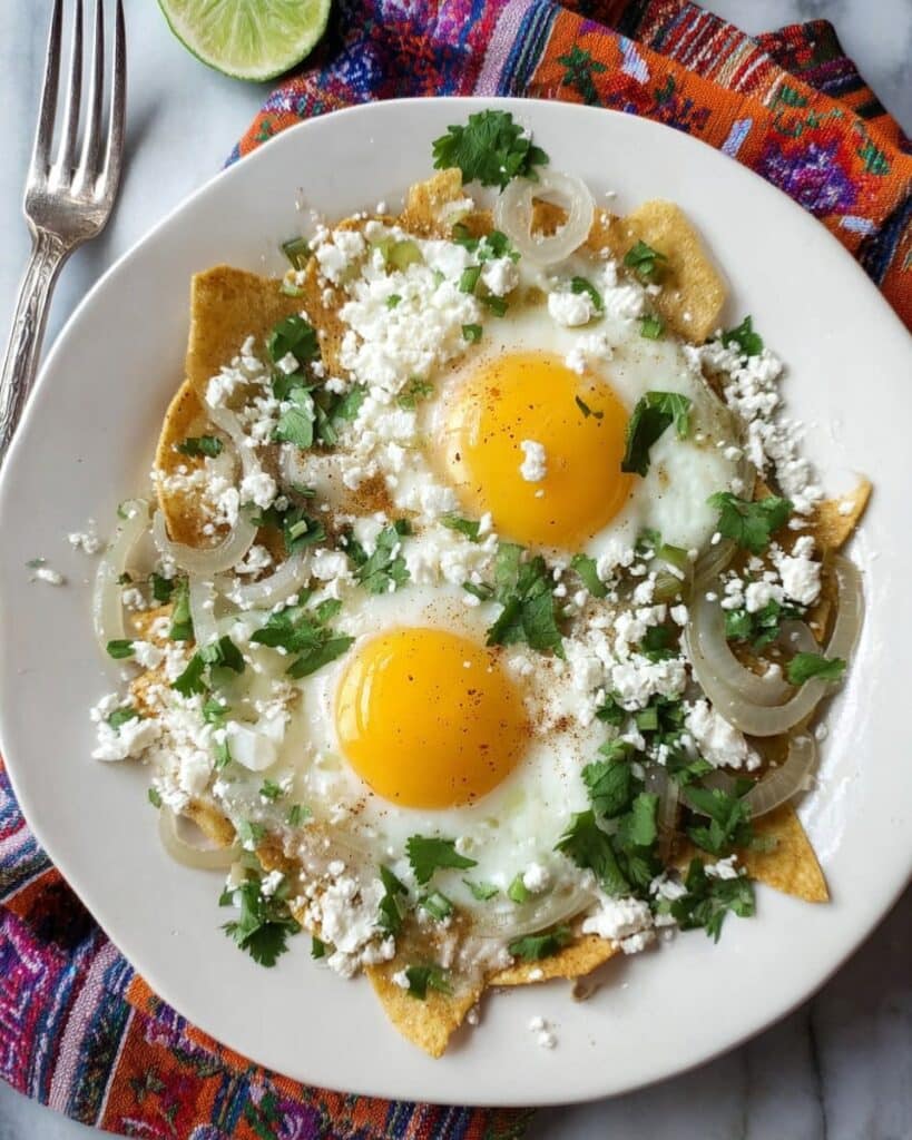 Chilaquiles Verdes with Fried Tortillas and Salsa Verde Recipe