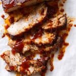 Slow Cooker Juicy Beef Brisket with Homemade Barbecue Sauce Recipe