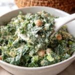 Happy Hormone Vegan Lemon Kale Caesar Salad Recipe