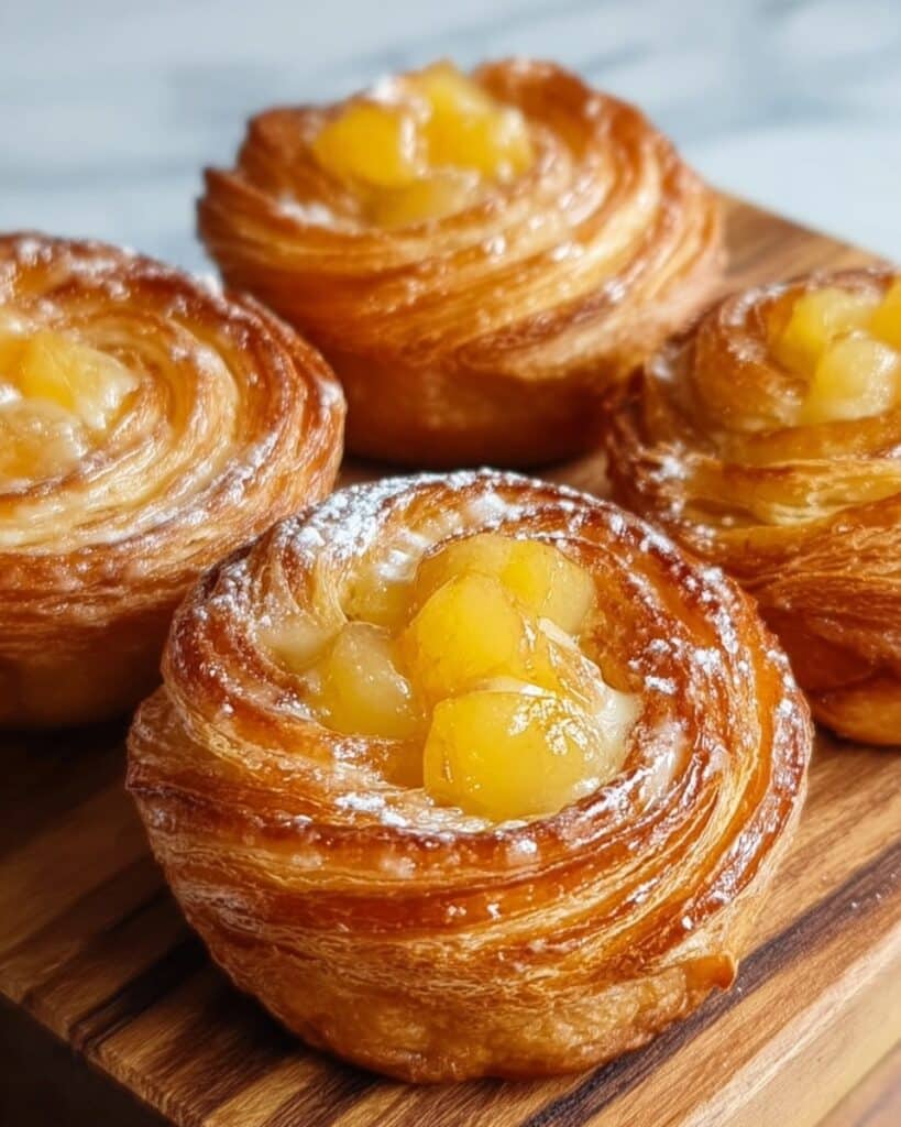 Peach Pie Cruffins Recipe