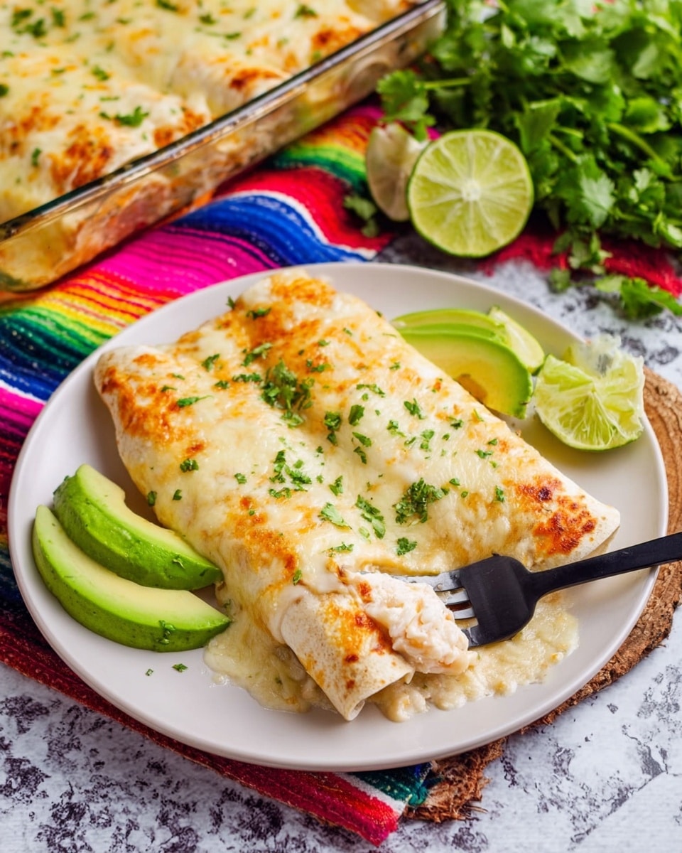 Creamy Chicken and Sour Cream Enchiladas Recipe