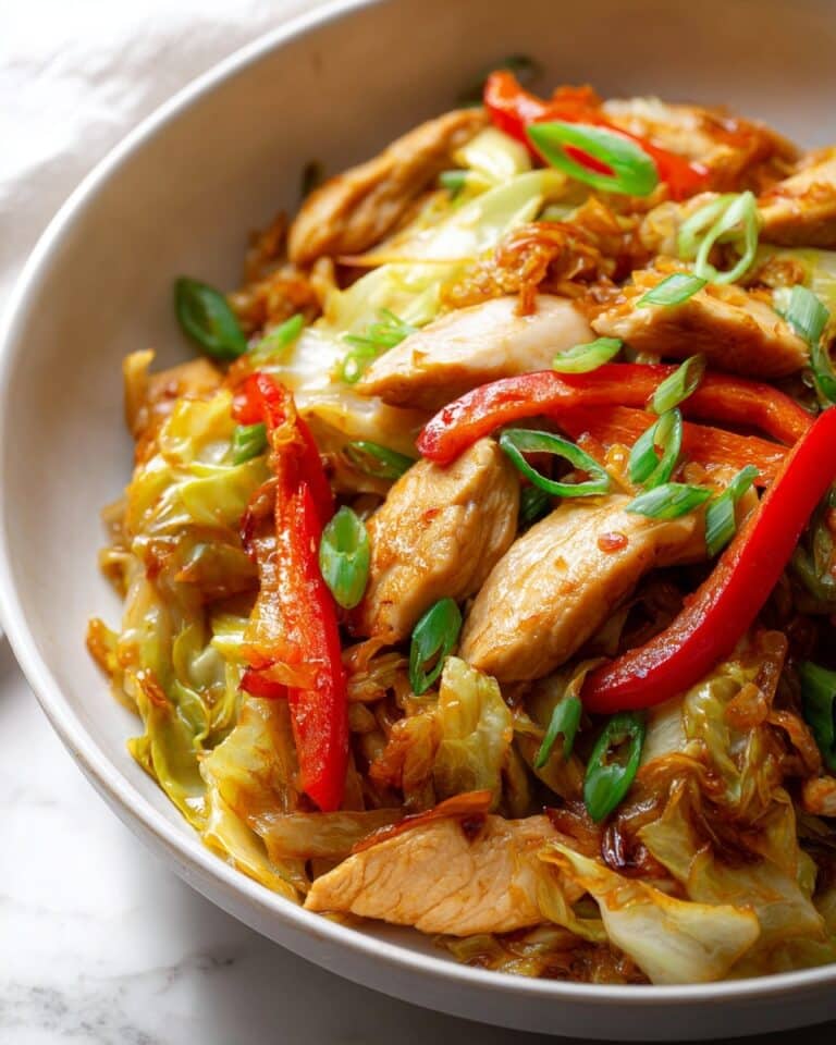 Chinese Chicken Cabbage Stir-Fry Recipe