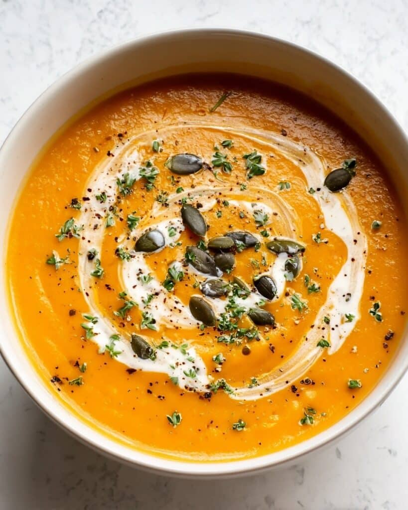 Roasted Carrot and Ginger Soup Recipe