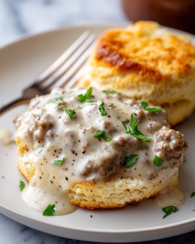 Sausage Gravy and Biscuits Recipe