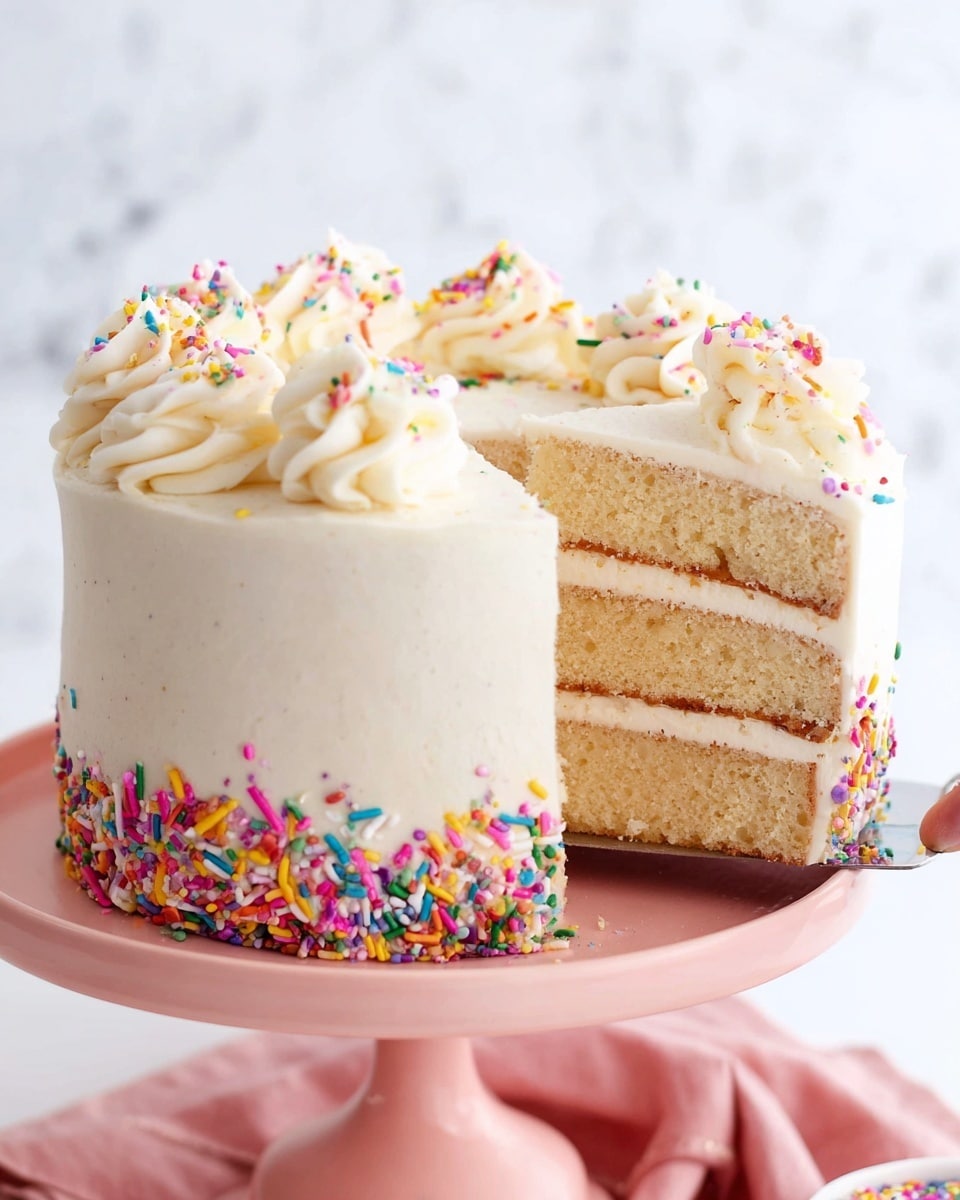 Eggless Vanilla Cake Recipe