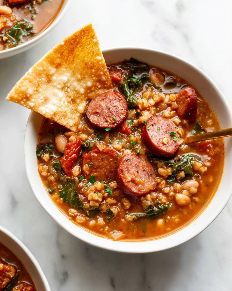 Easy One-pot Lentil Kielbasa Soup Recipe