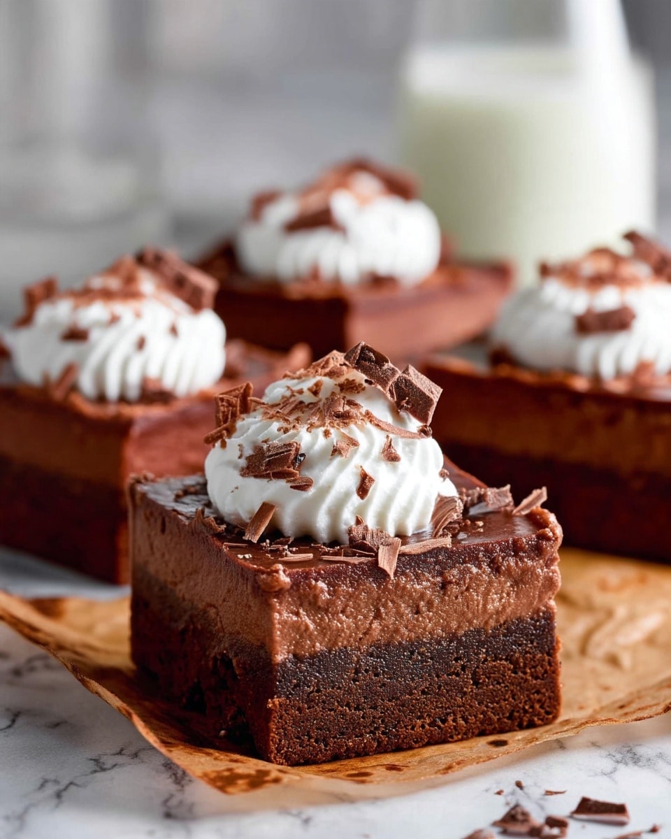 Nutella Cheesecake Bars with Fudgy Brownie Base Recipe