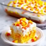 Candy Corn Poke Cake Recipe