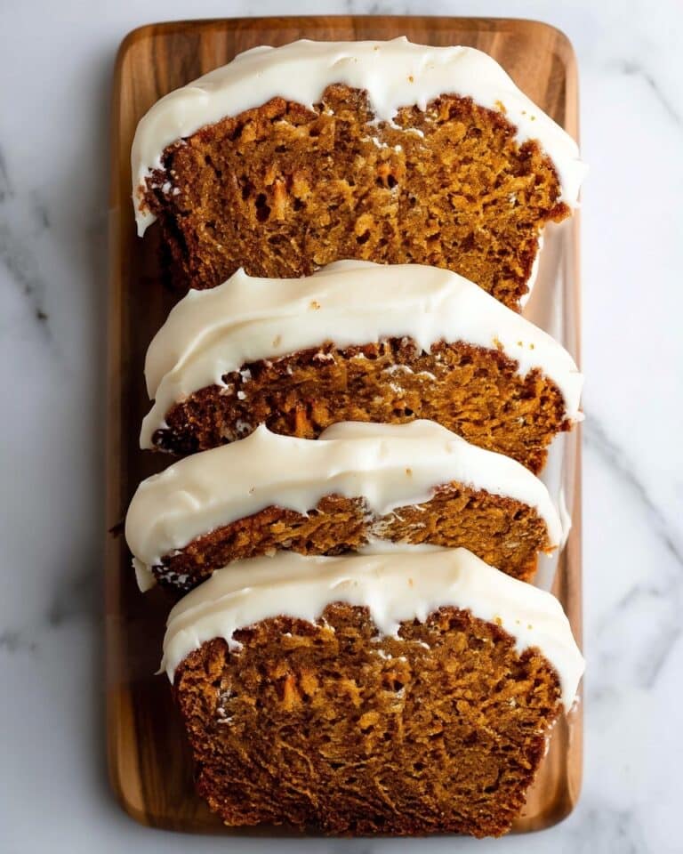 Pumpkin Bread with Cream Cheese Frosting Recipe