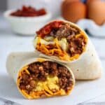 Easy Freezer Breakfast Burritos Recipe
