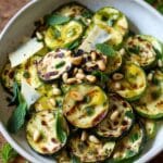 Grilled Zucchini Salad with Lemon-Herb Vinaigrette Recipe