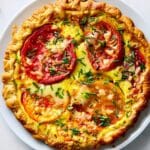 Heirloom Tomato and Cheddar Pie Recipe