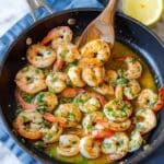 Quick and Easy Shrimp Scampi with Garlic-Butter White Wine Sauce Recipe